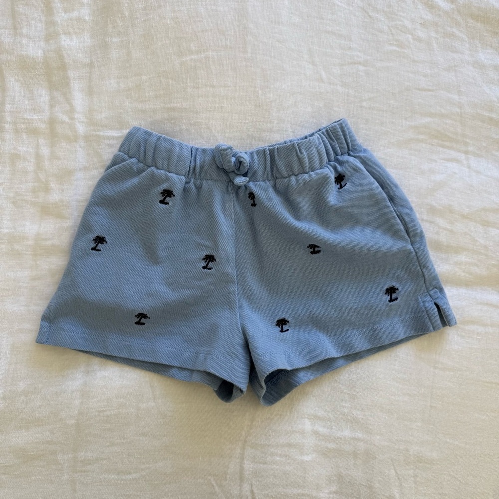 Polo by Ralph Lauren Blue Kids Shorts with Palm Tree Design